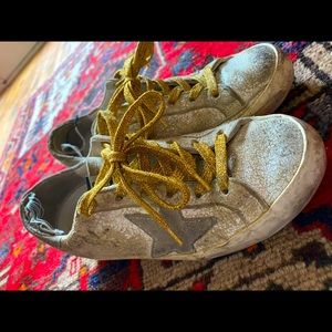 Golden Goose Distressed Sneakers size 6